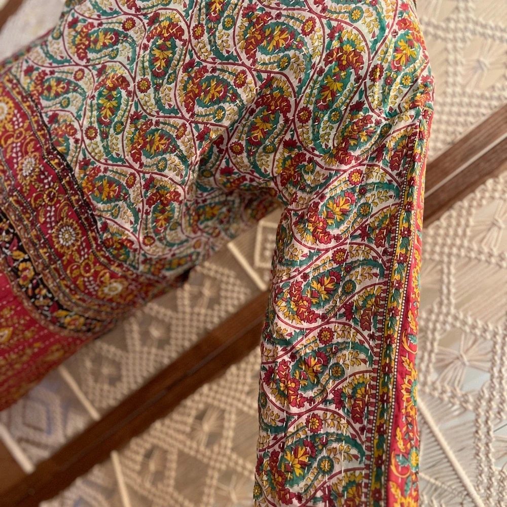 Kantha Reversible Kimono Jacket - Picture 7 of 9